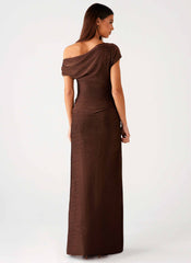Harvest Moon Maxi Dress - Chocolate