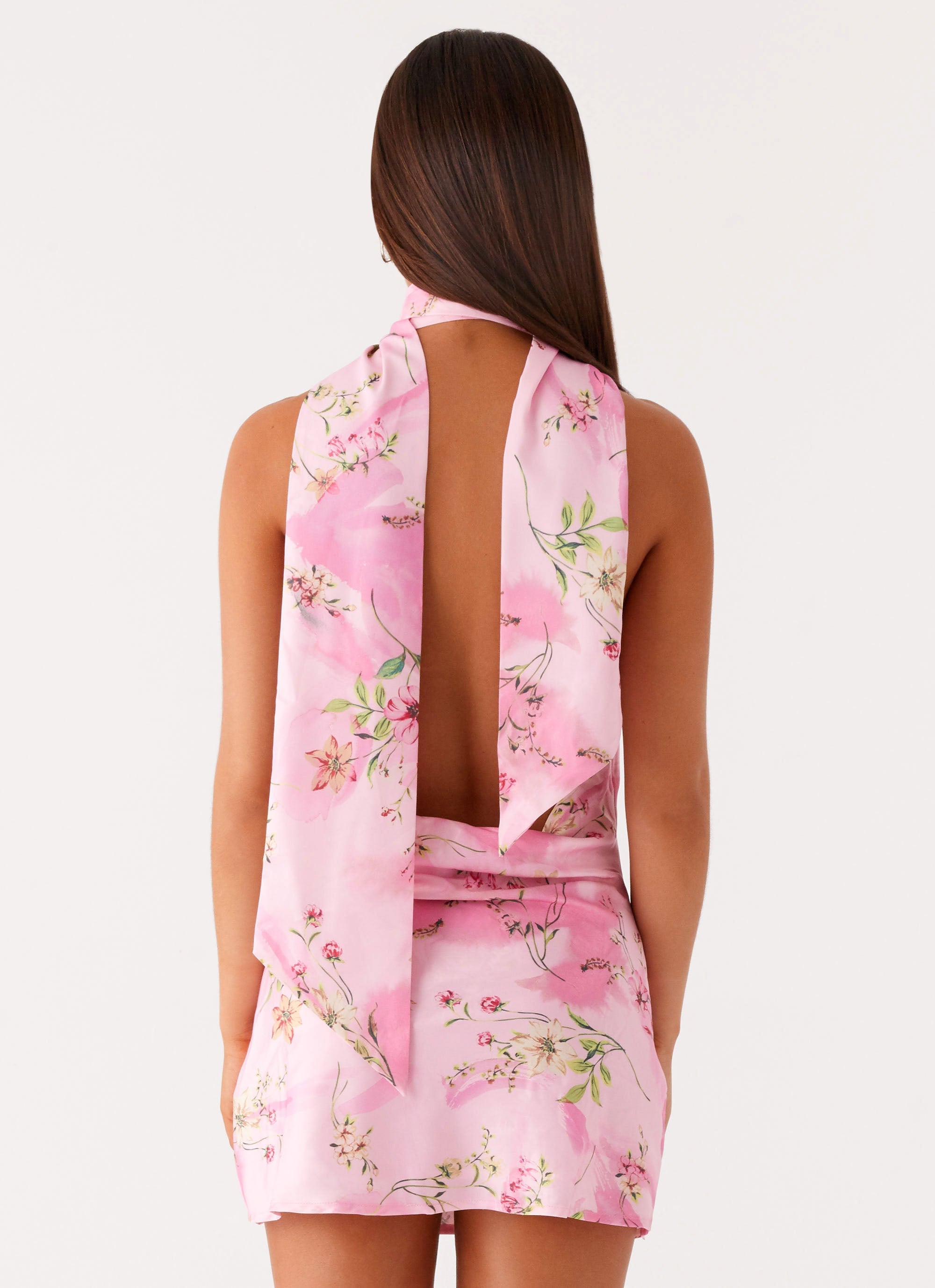 Heidi Mini Dress - Pink Floral