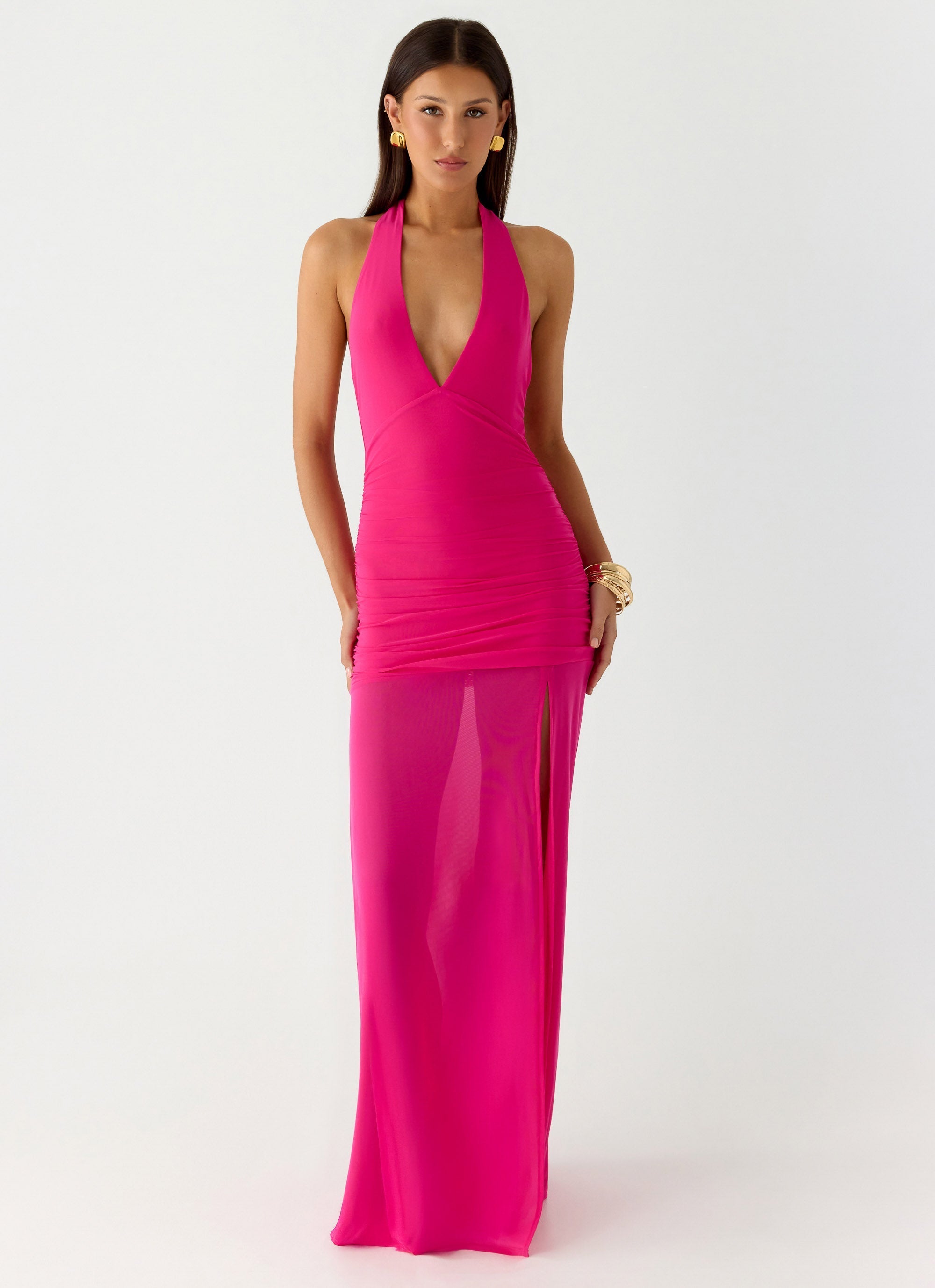 Island Muse Dress - Fuchsia