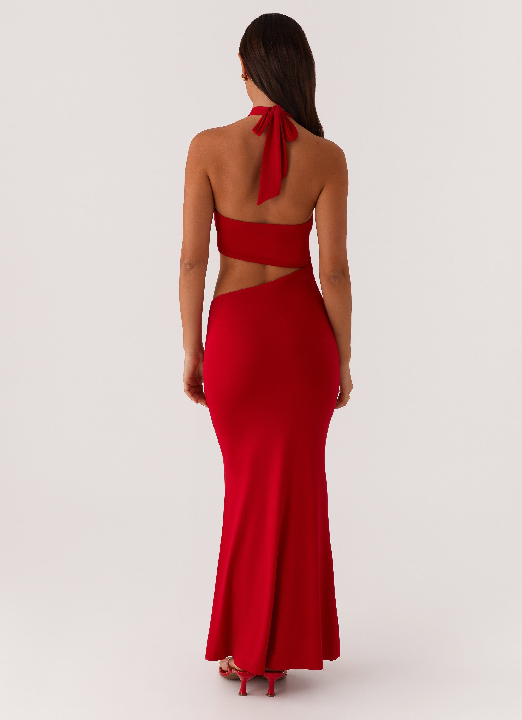 Its Obvious Maxi Dress - Red