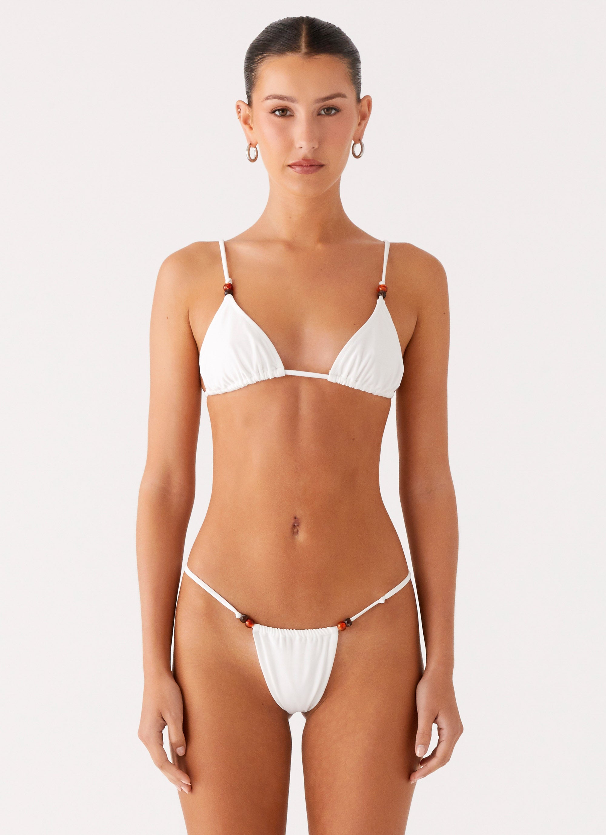 Ivanka Bikini Bottoms - White