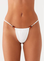 Ivanka Bikini Bottoms - White