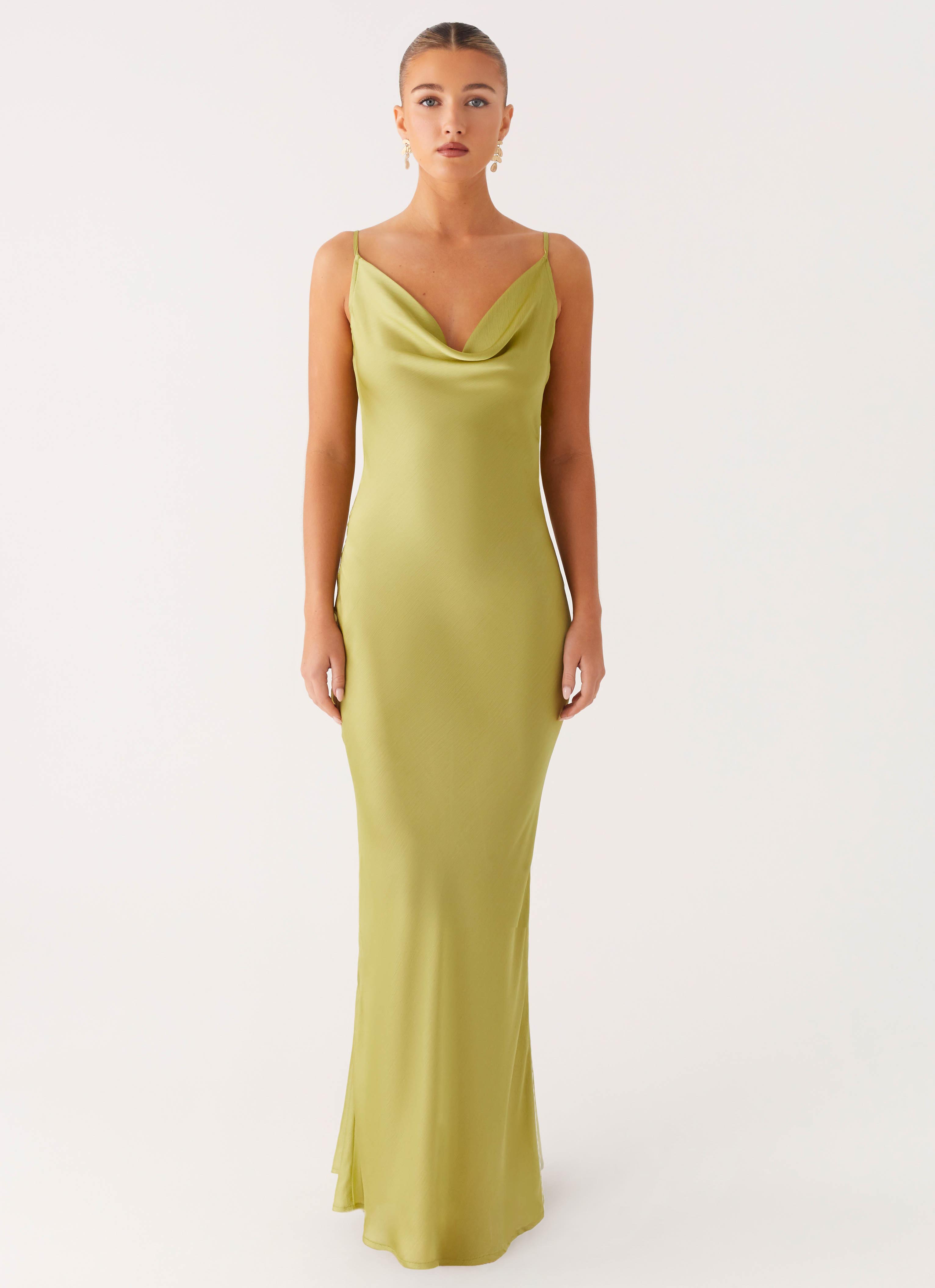 Jade Escape Maxi Dress - Lime