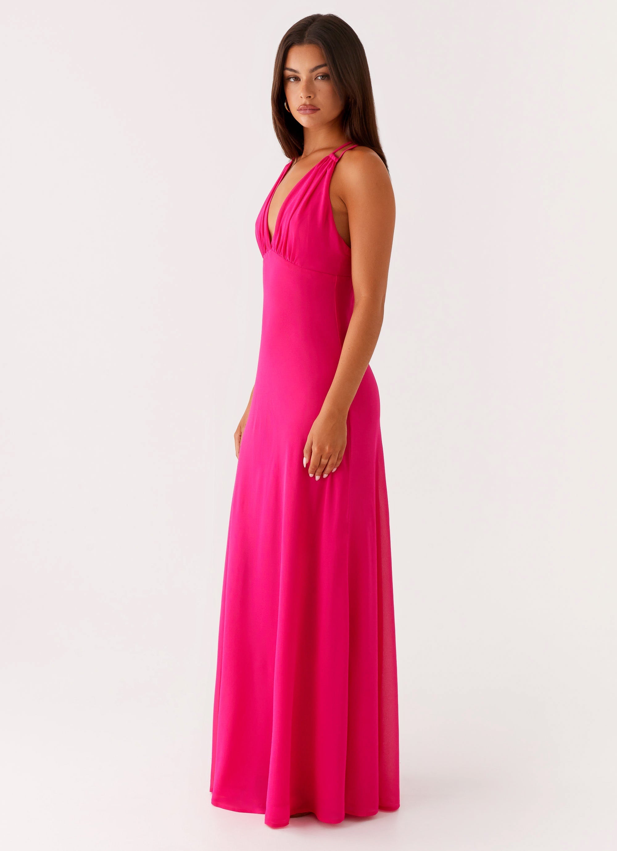 Kacia Maxi Dress - Fuchsia