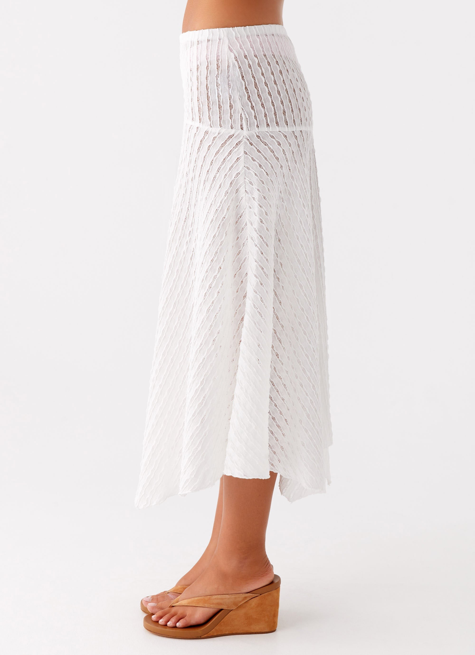 Katta Midi Skirt - Ivory