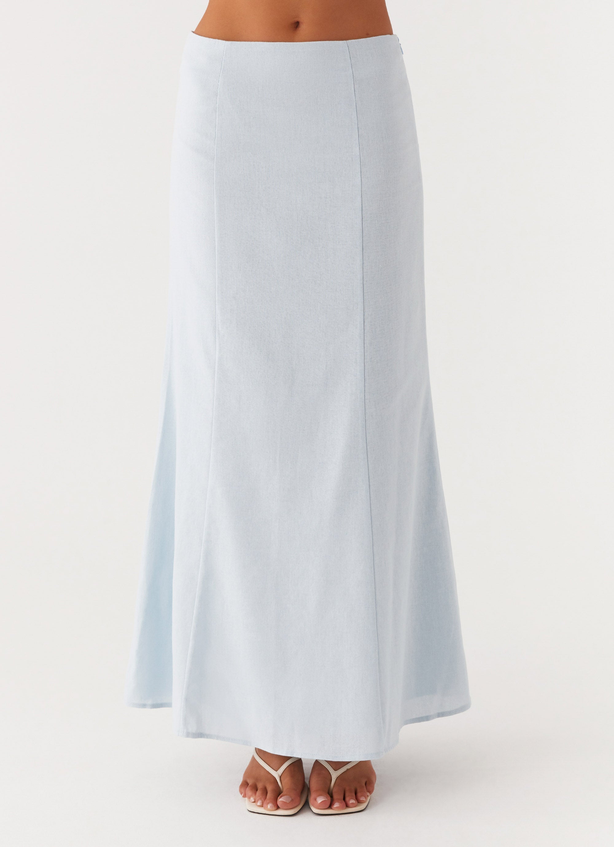 Keep Moving Maxi Skirt - Blue