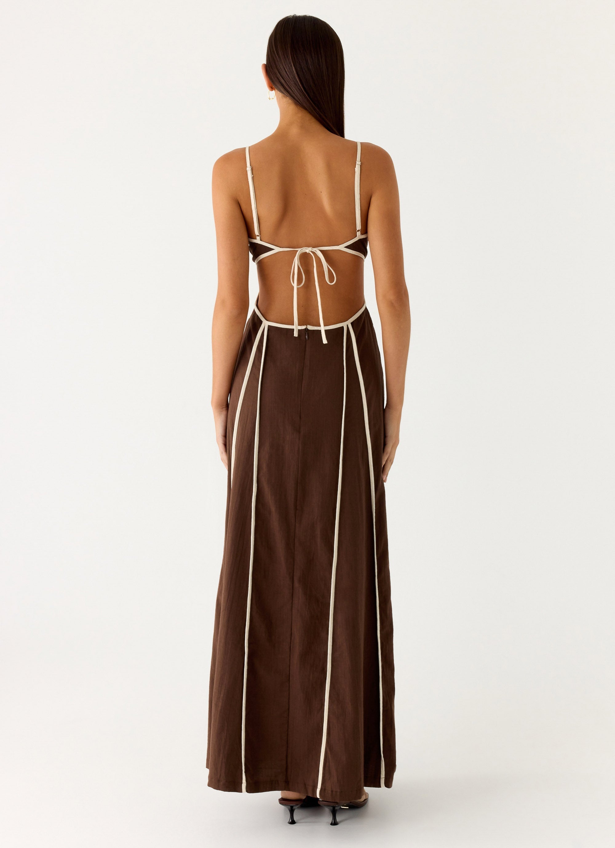 Kerli Maxi Dress - Cool Chocolate