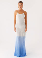 Kiki Maxi Dress - Ombre Blue