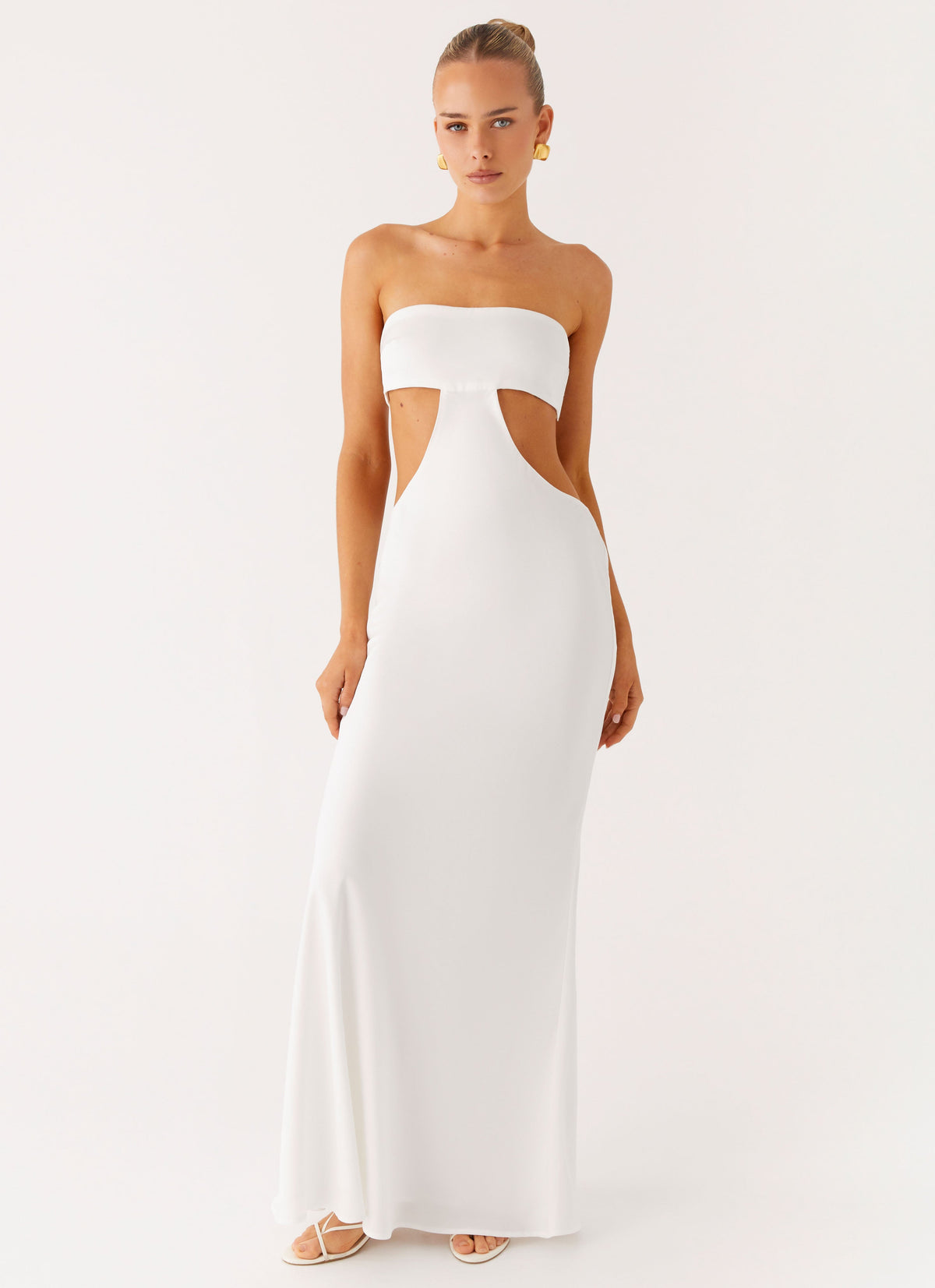 Kiss Me Cut Out Maxi - Ivory