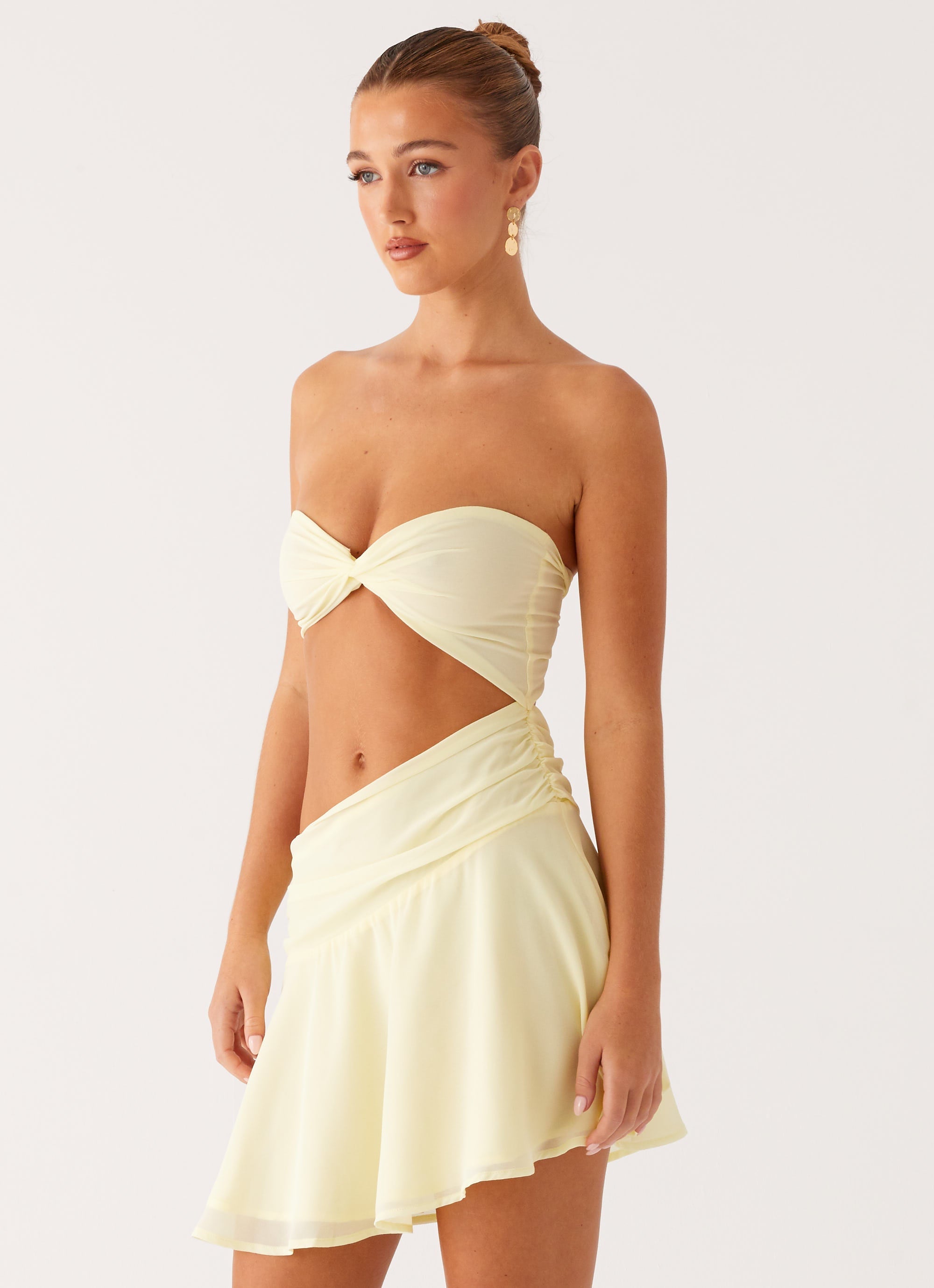 Marbella Mini Dress - Yellow