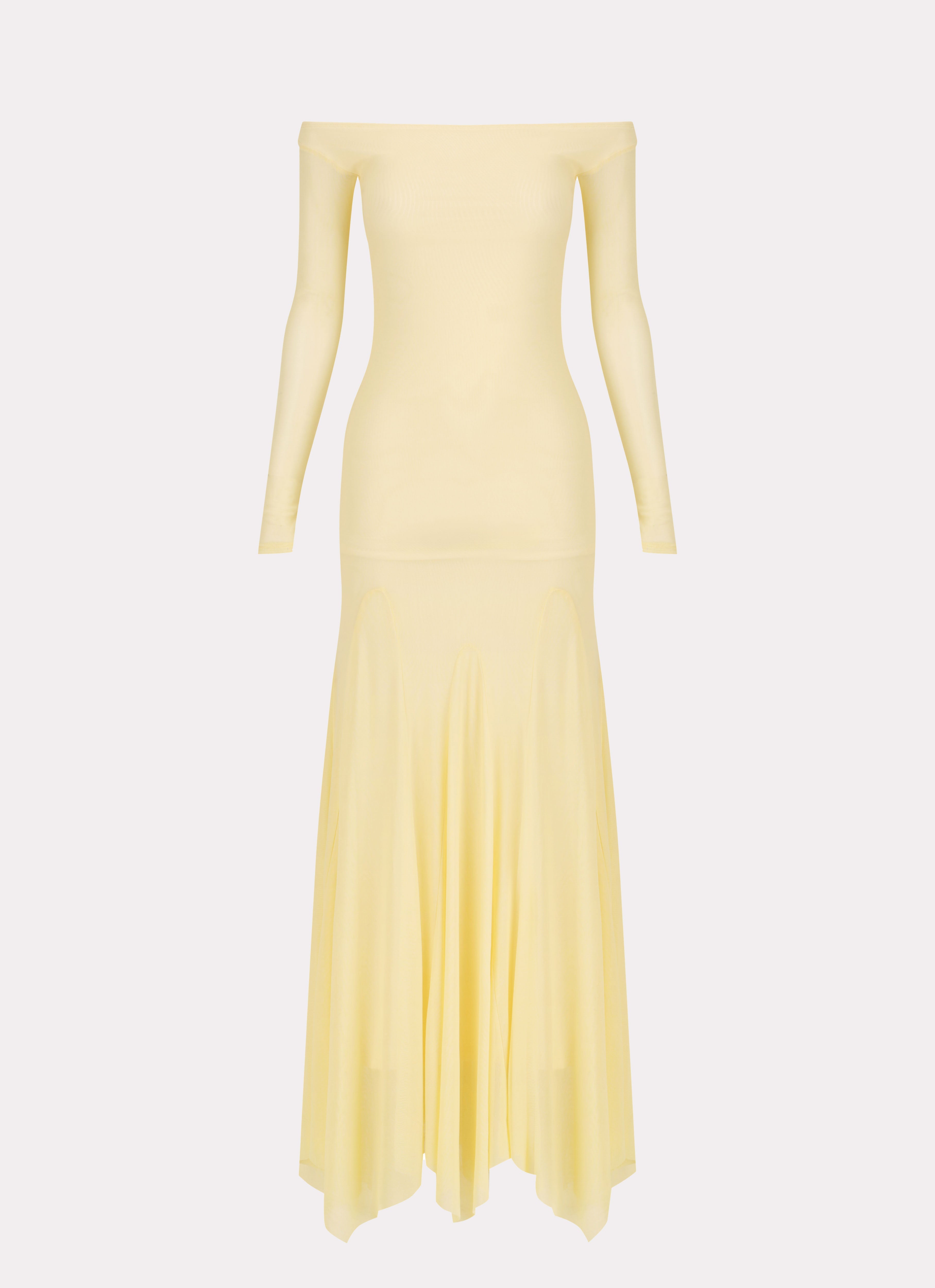 Maribel Maxi Dress - Yellow