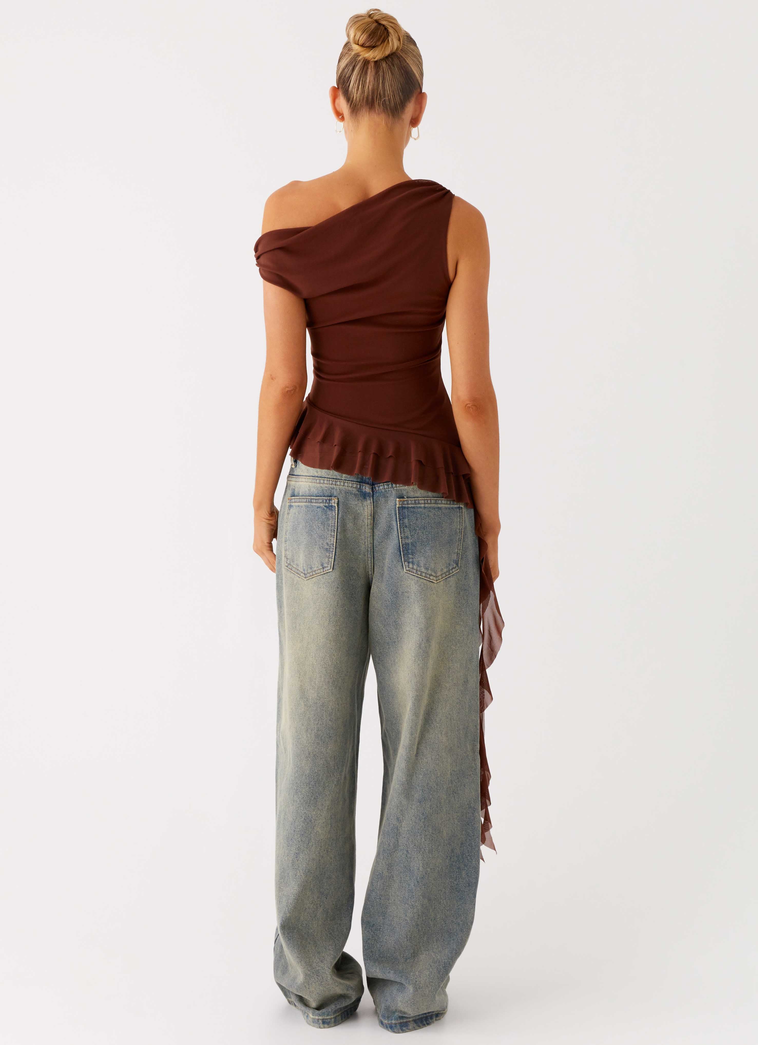 Mica Top - Chocolate