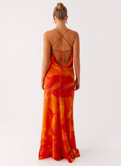 Midafternoon Maxi Dress - Serene Orange