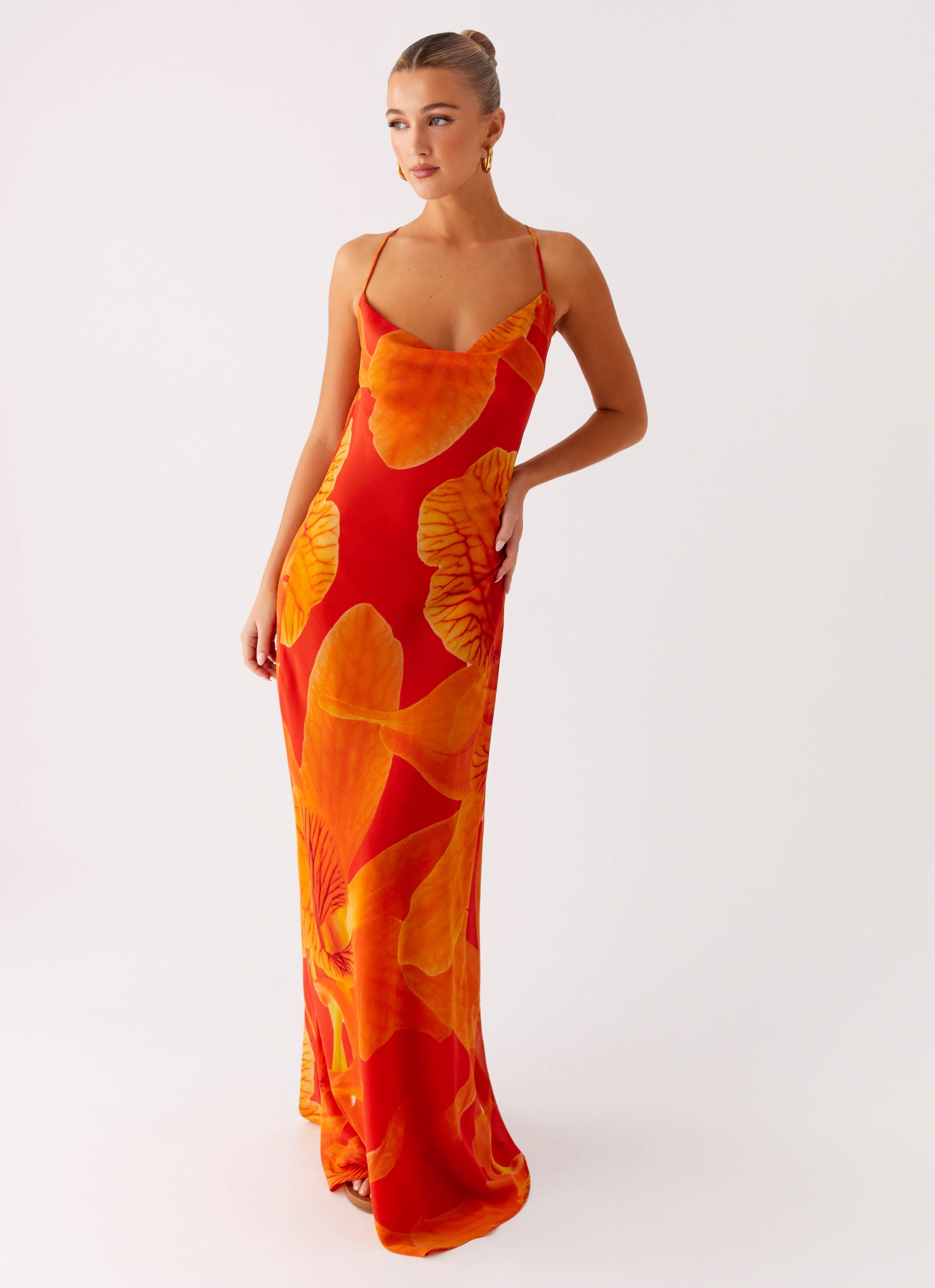 Midafternoon Maxi Dress - Serene Orange
