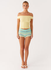 Miffy Mini Shorts - Green Multi