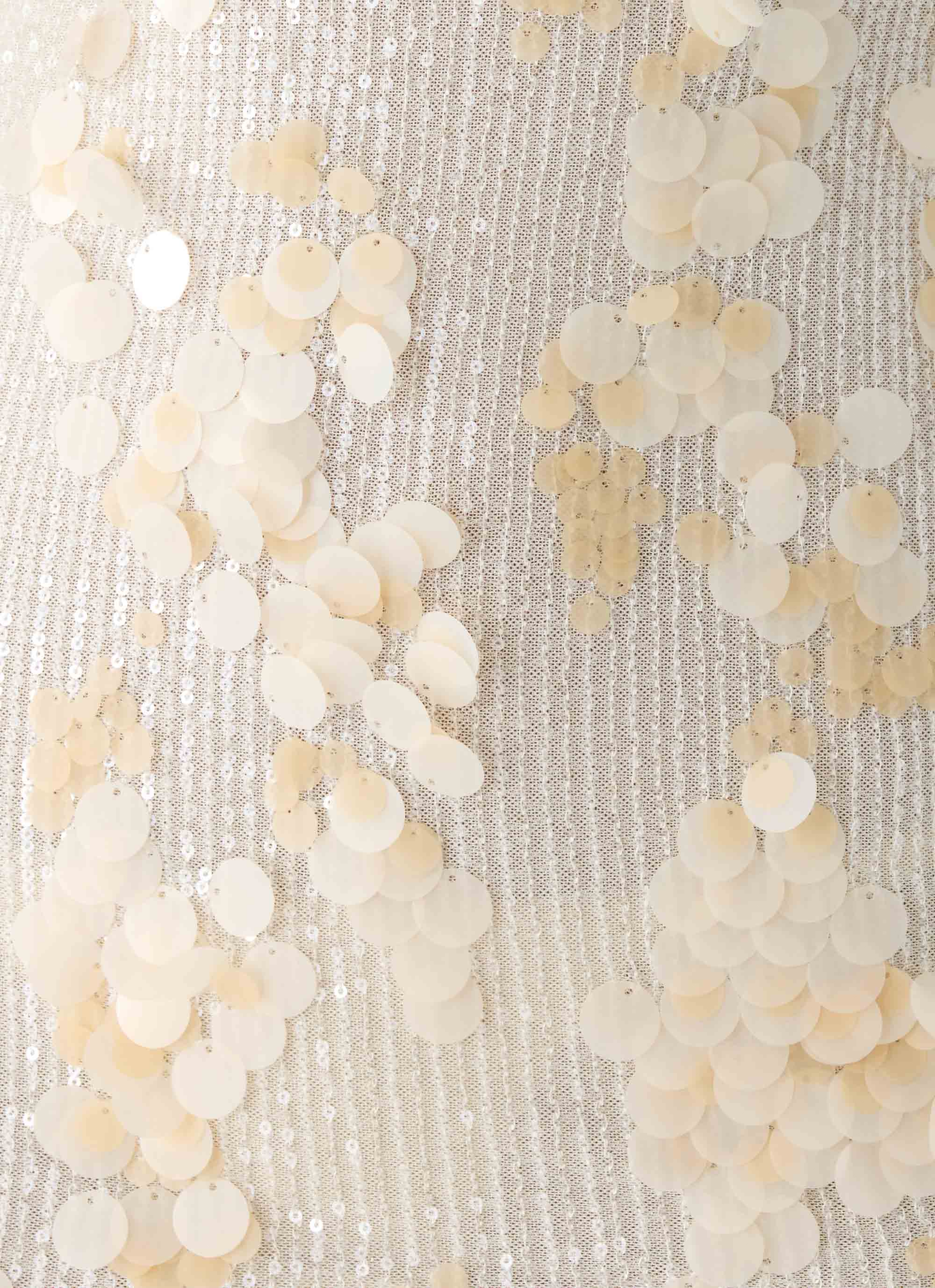 Minni Sequin Maxi Dress - Ivory