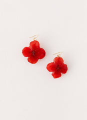 Mona Earrings - Red