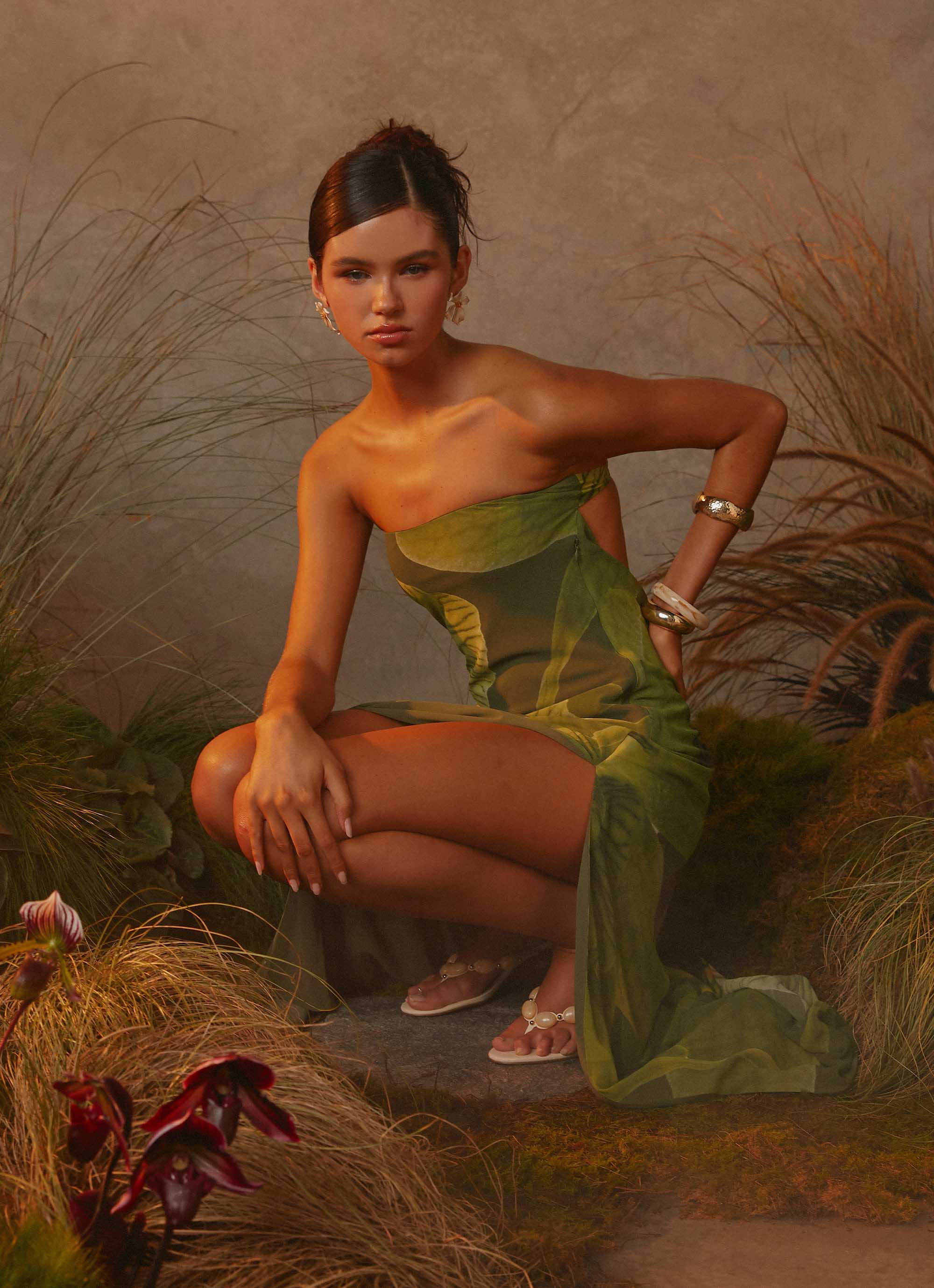 Nettle Maxi Dress - Tropic Floral