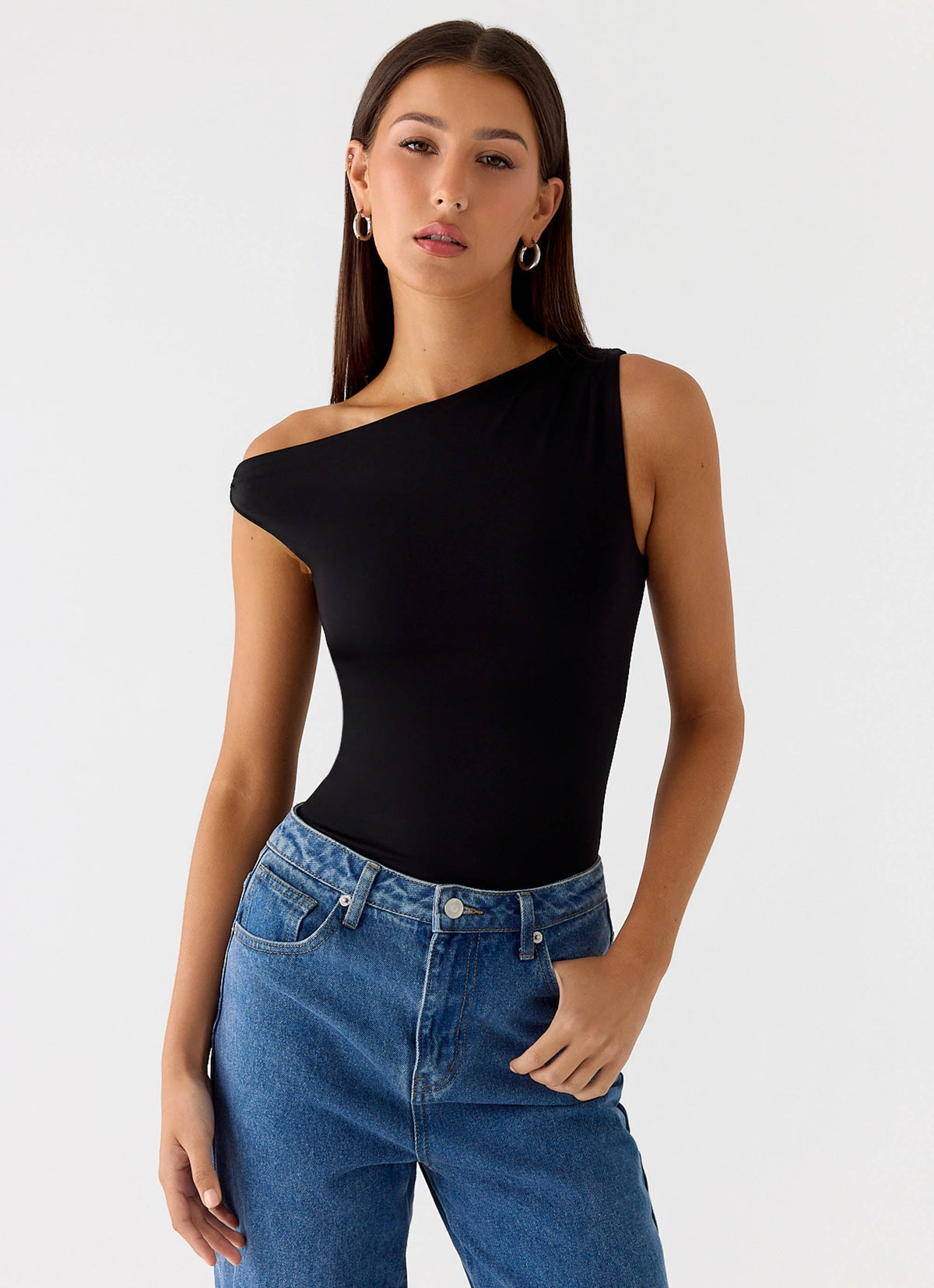 No Answer Bodysuit - Black