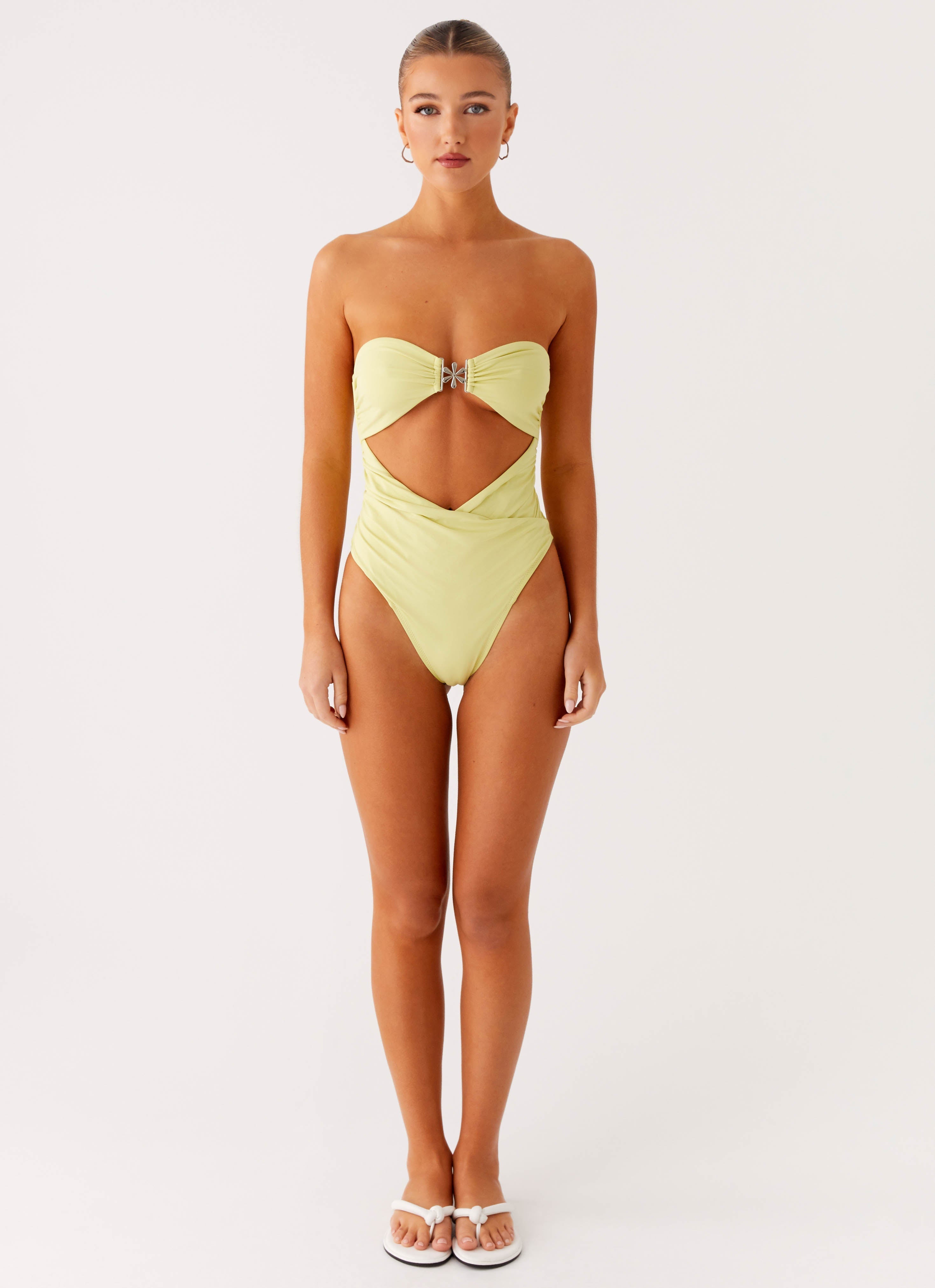 Ocean Tempest One Piece Swimsuit - Lime