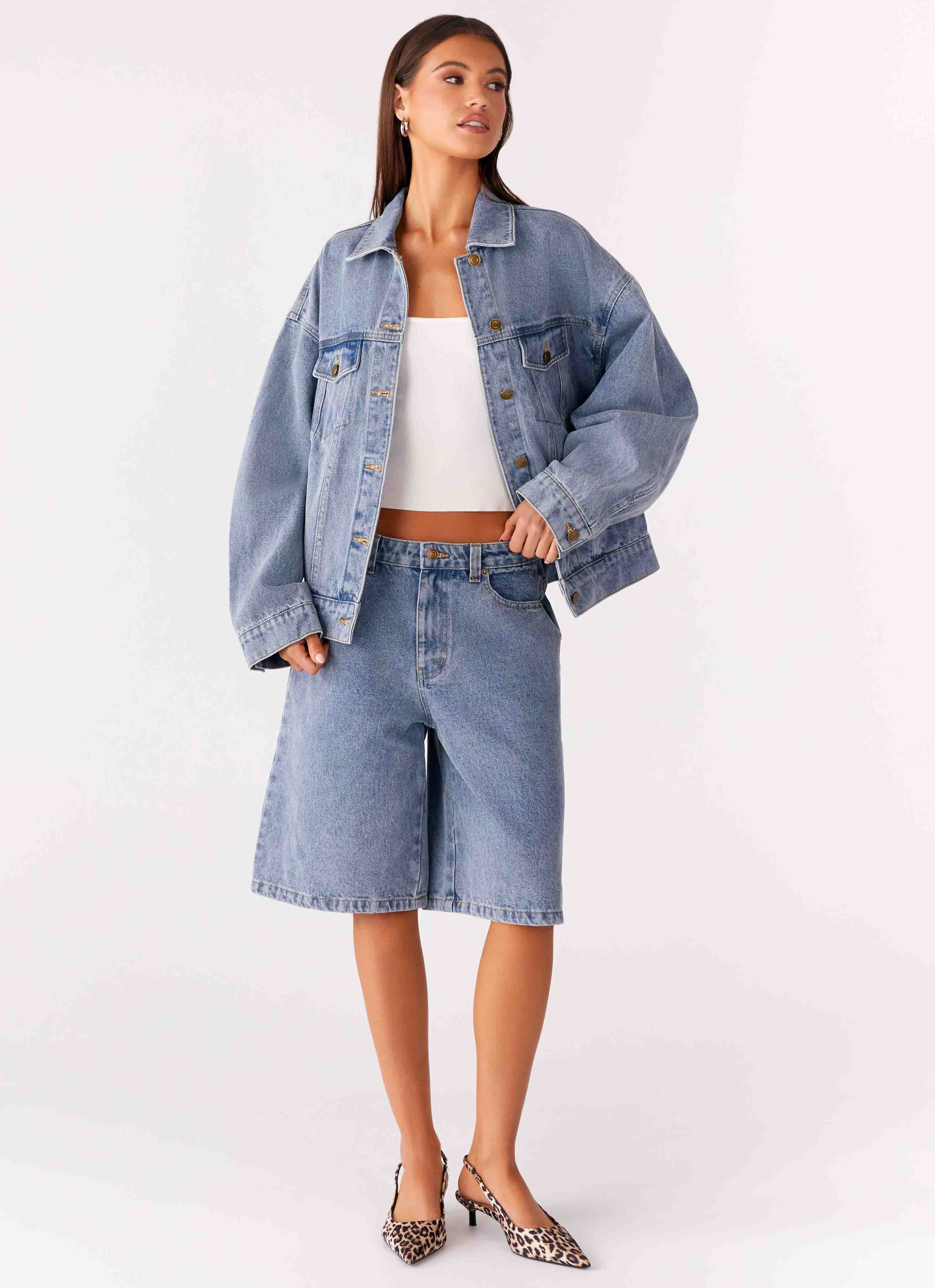 Orleans Denim Jorts - Blue