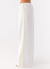 Oska Drawstring Pants - White
