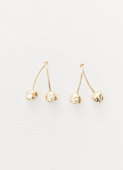 Cherry Forever Earrings - Gold