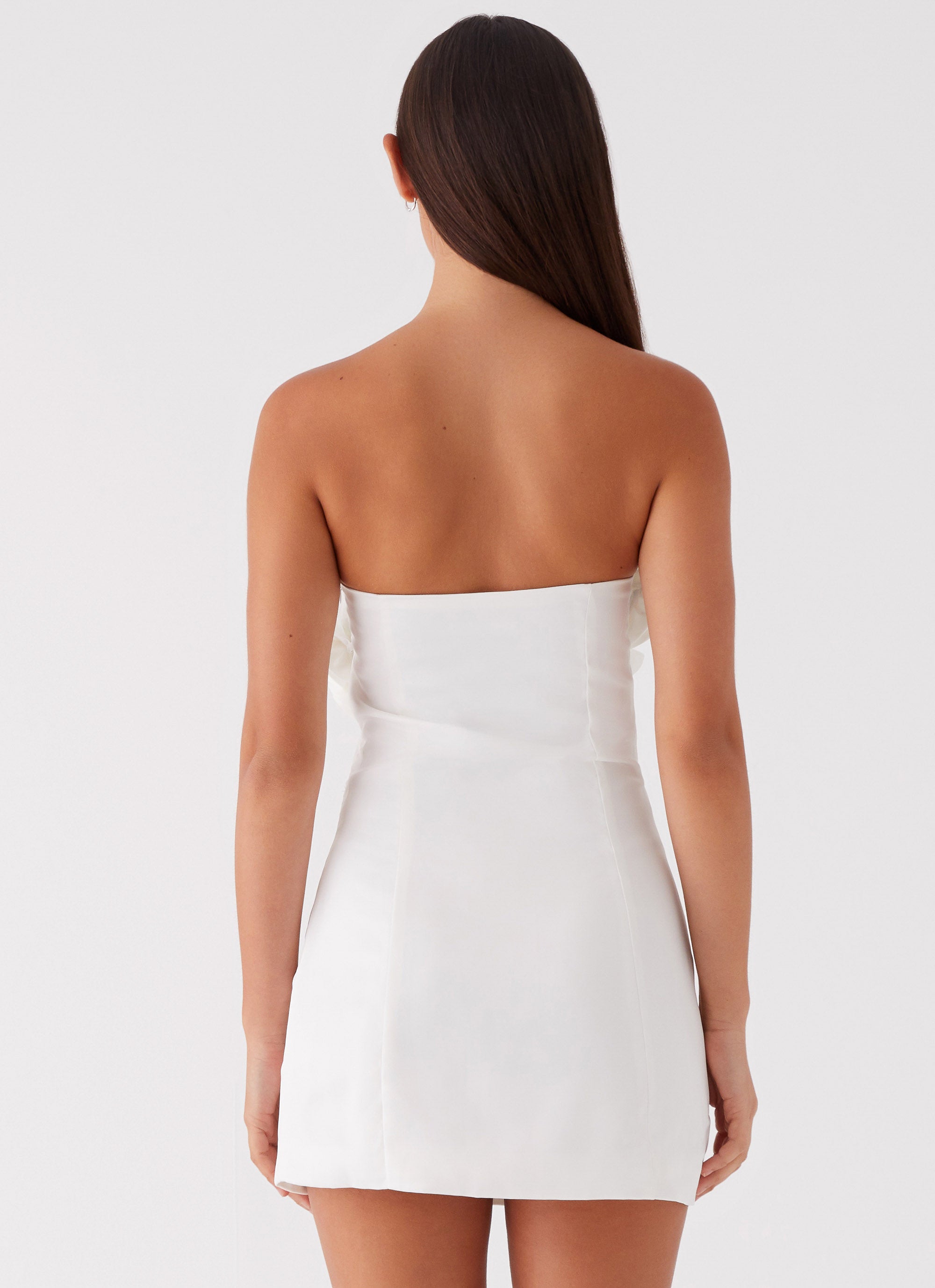 Bouquet Dream Mini Dress - White