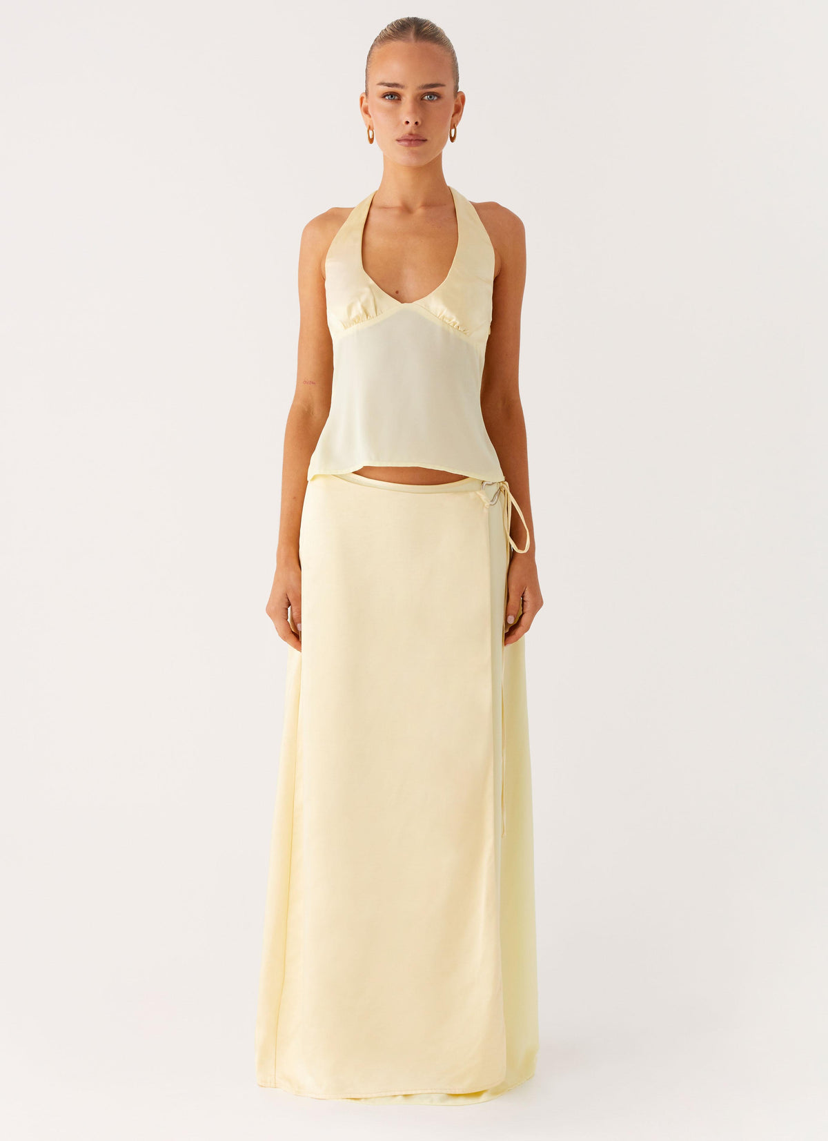 Pollie Maxi Skirt - Yellow
