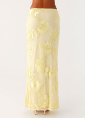 Radiate Maxi Skirt - Yellow