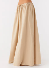Randy Maxi Skirt - Tan