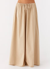Randy Maxi Skirt - Tan