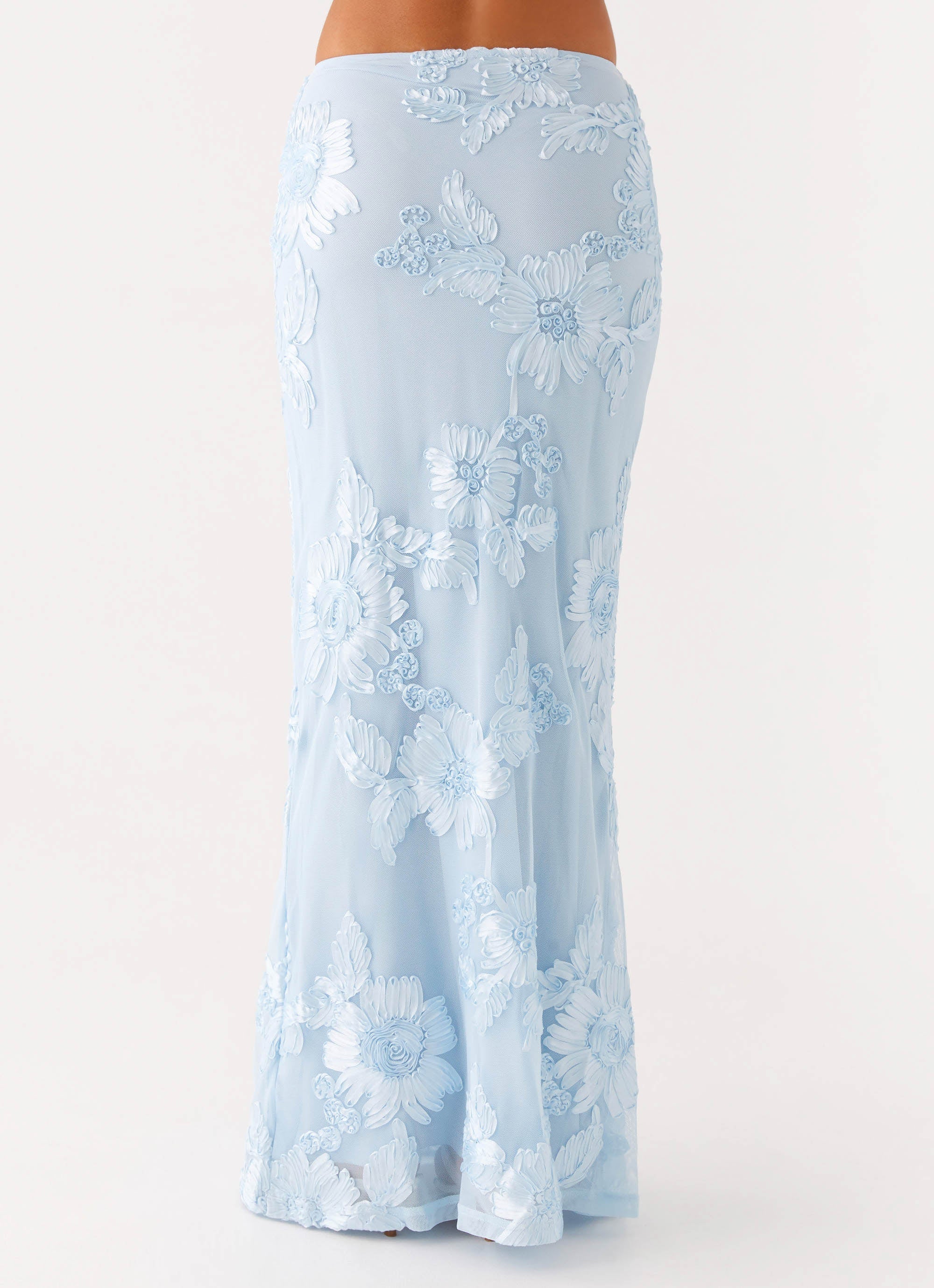 Radiate Maxi Skirt - Blue