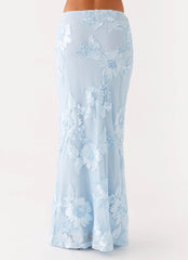 Radiate Maxi Skirt - Blue