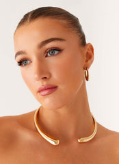 Rayan Choker Necklace - Gold