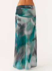 Rimi Maxi Skirt - Sea Splash