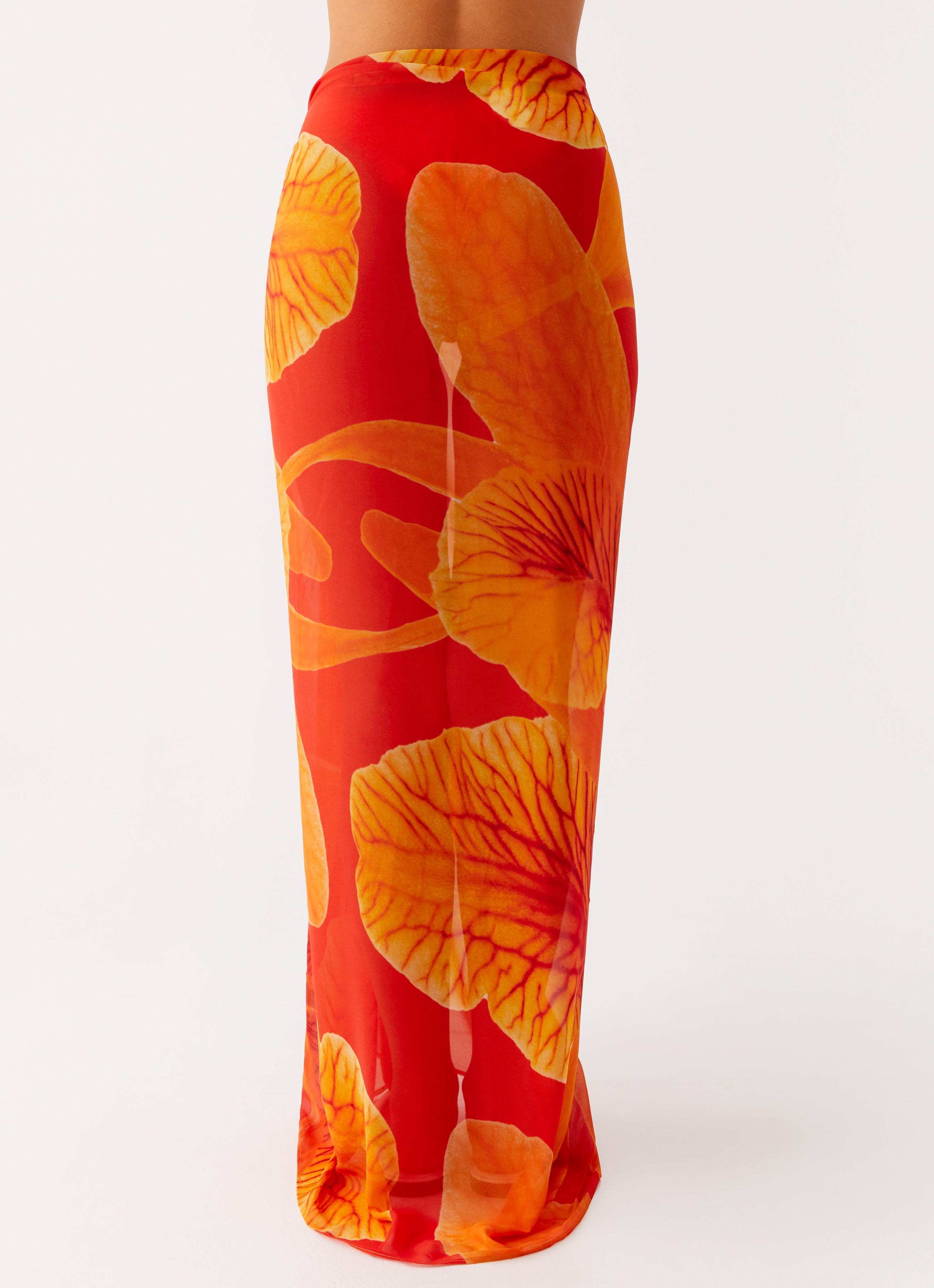 Sandy Shores Sarong - Serene Orange