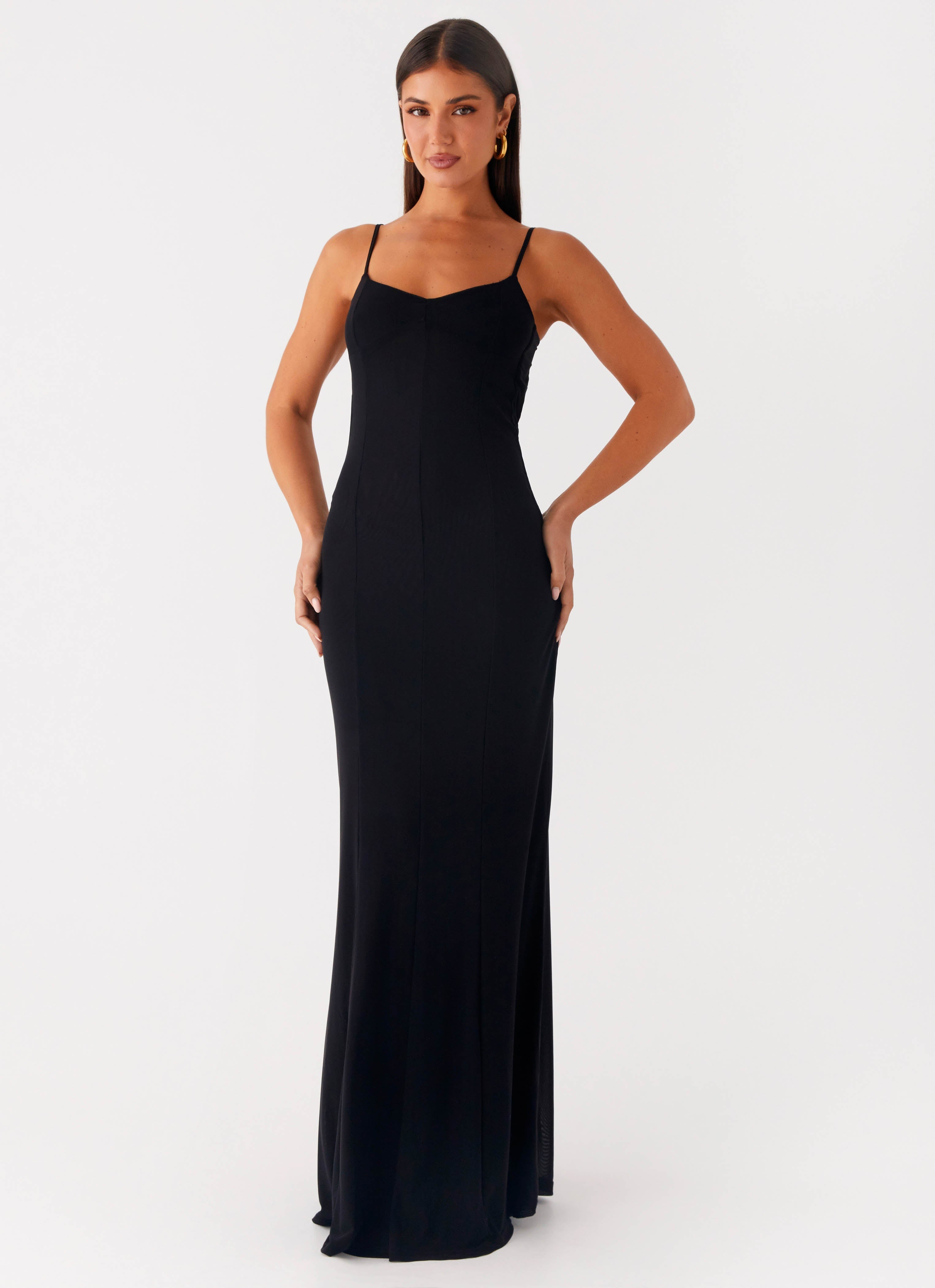 Serene Escape Maxi Dress - Black