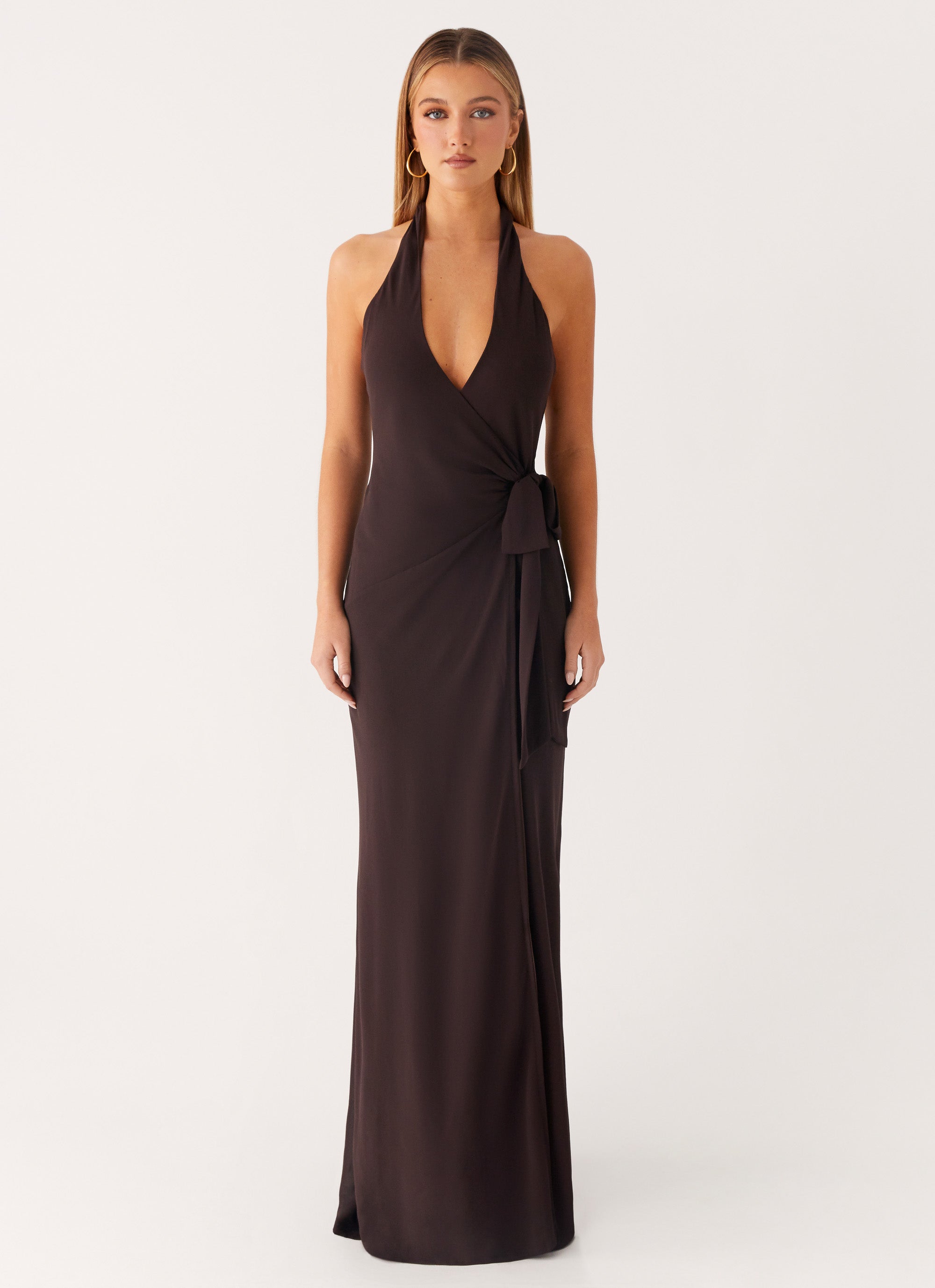 So Chic Maxi Dress - Cool Chocolate