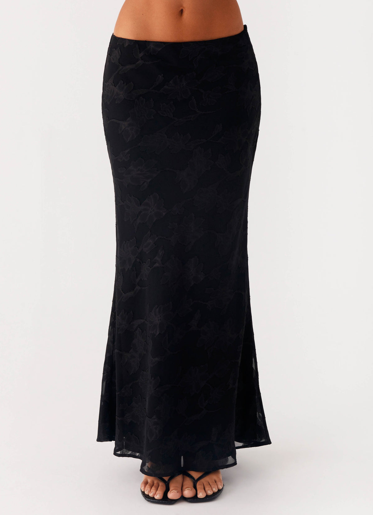 Starlit Maxi Skirt - Black