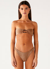 Sun Spell Bikini Bottom - Gold