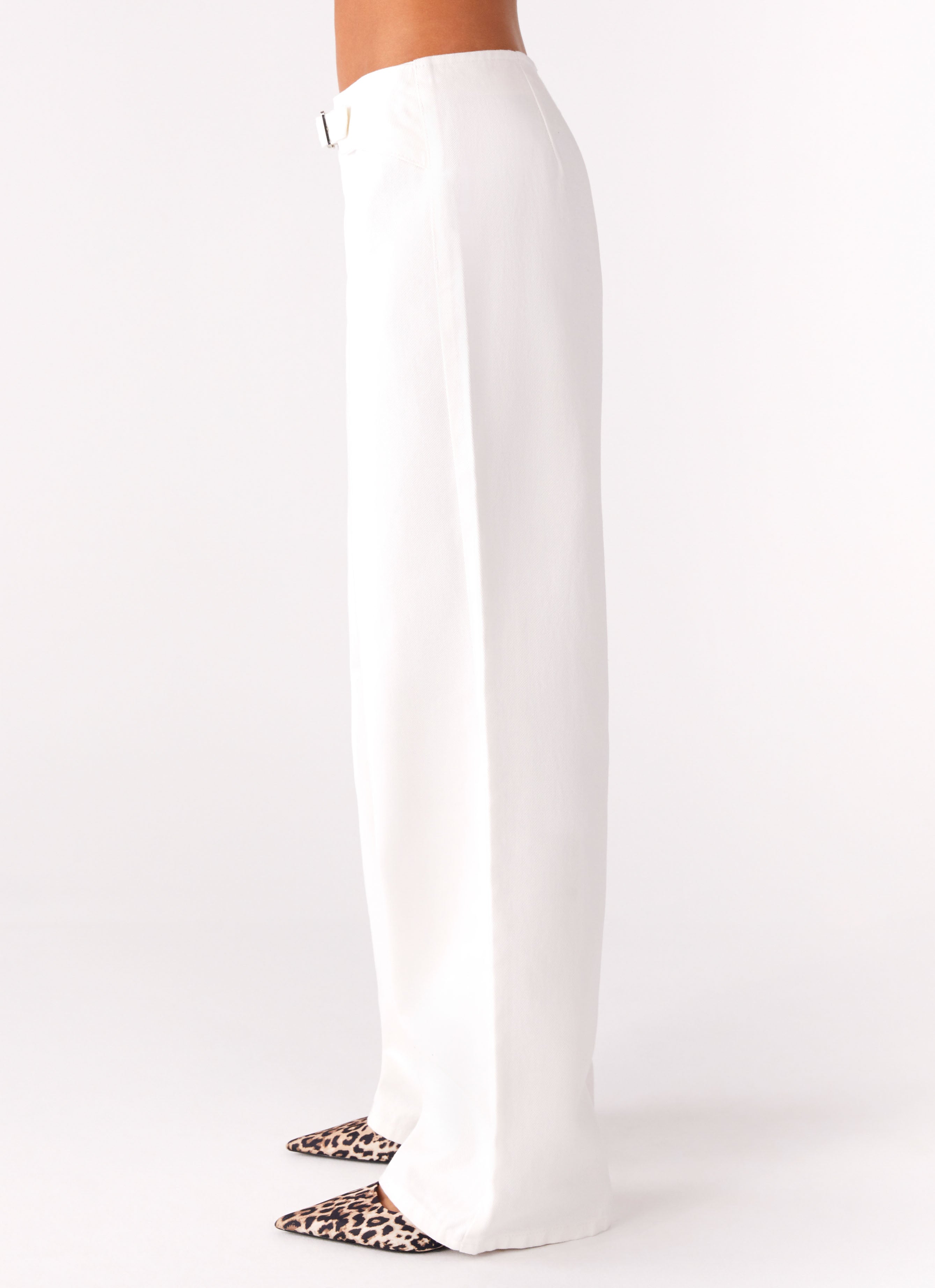 Texas Low Rise Jeans - White