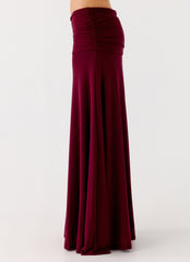 Thorness Maxi Skirt - Plum