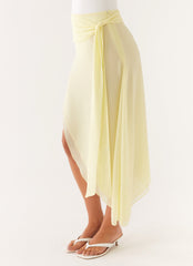 Tilly Swim Skirt - Pastel Yellow