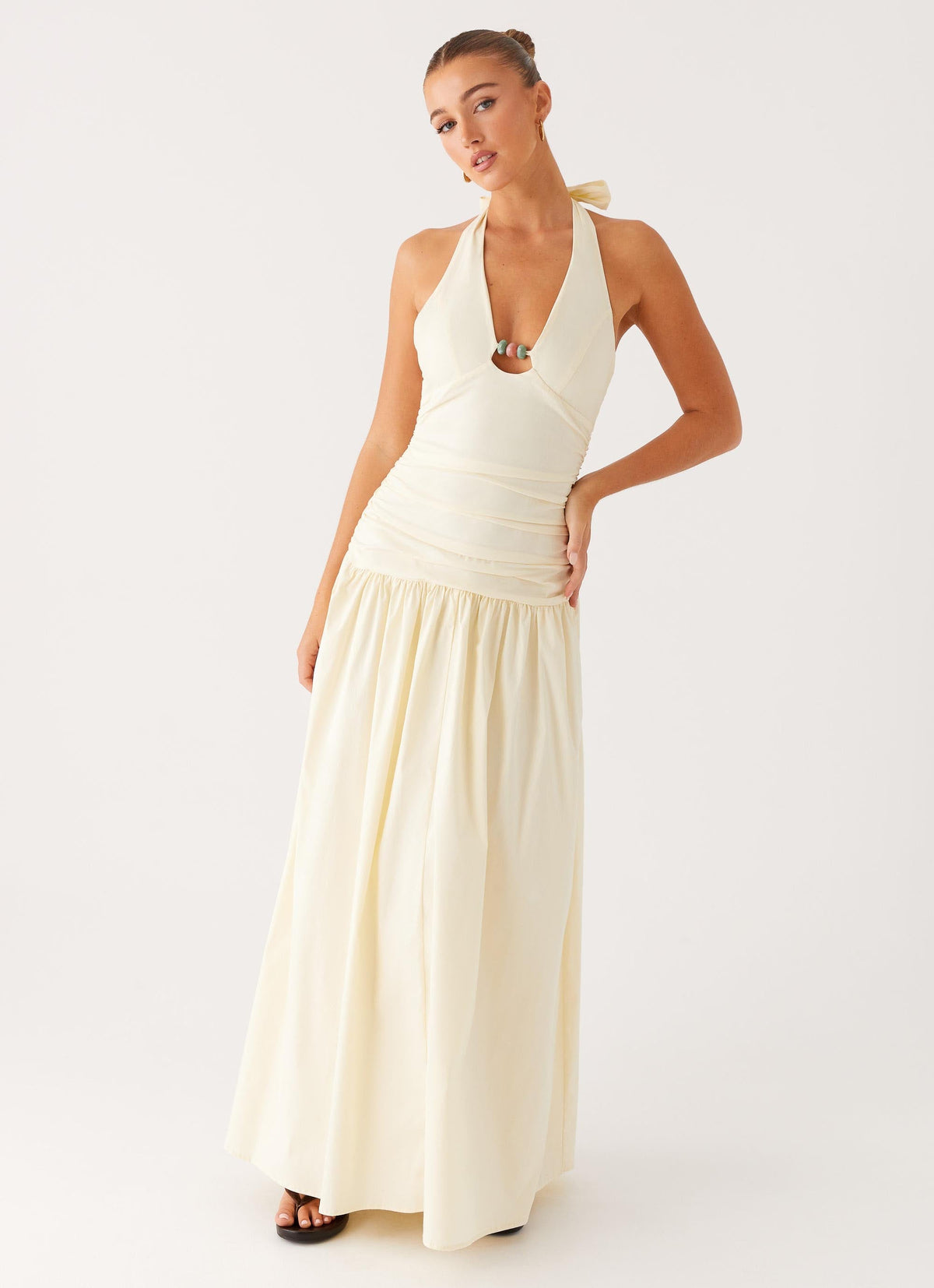 Val Maxi Dress - Lemon