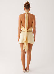 Willow Chiffon Top - Yellow