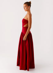 Aamari Maxi Dress - Red